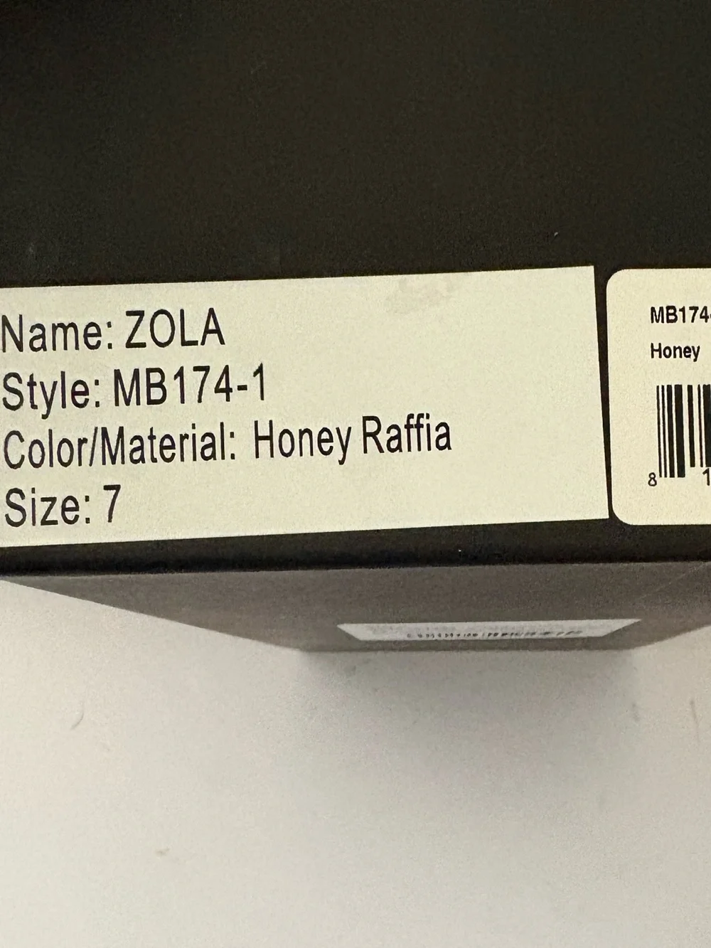 Matt Bernson Zola D’Orsay ankle strap flats Honey Raffia. 7. Great shape w/box
